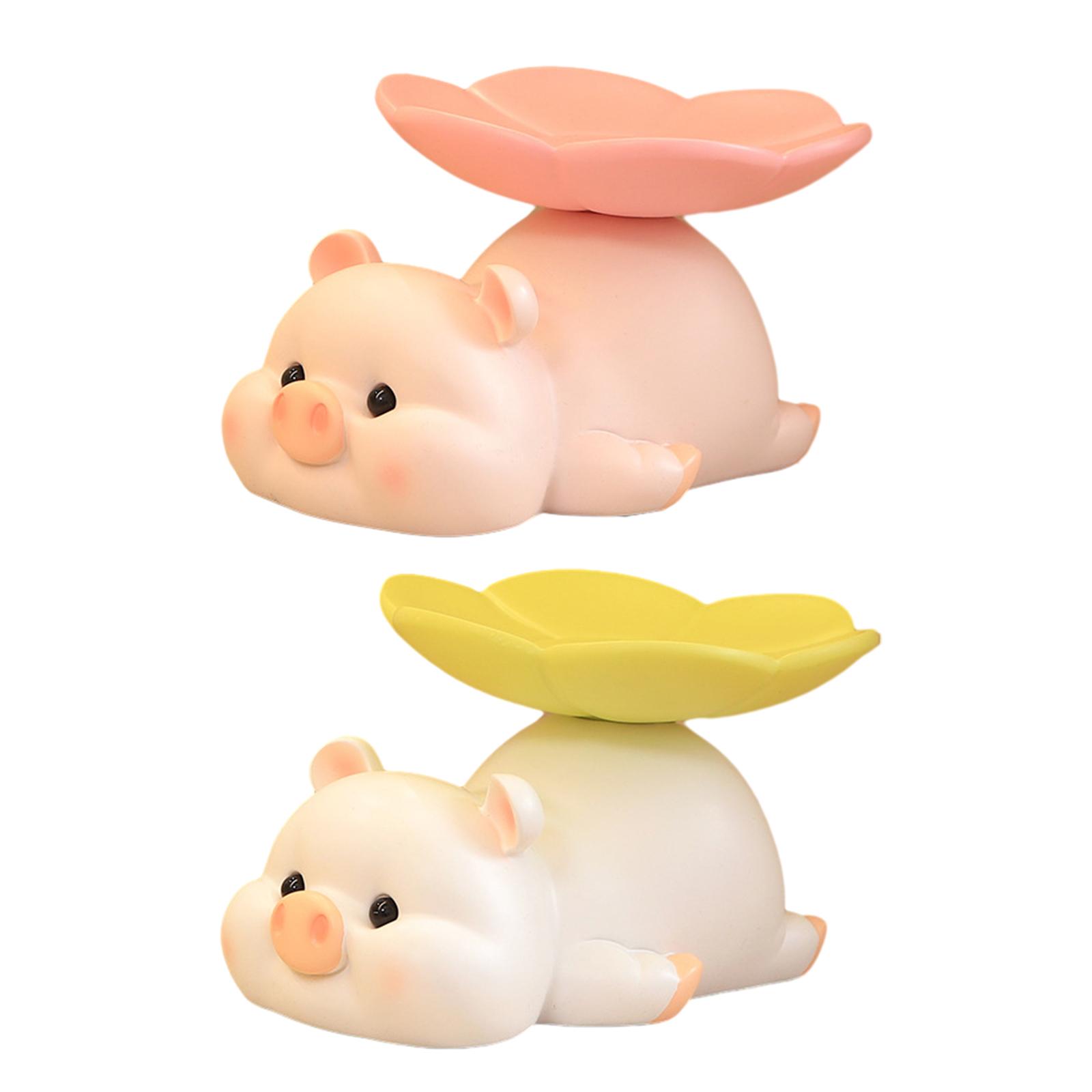 Resin Art Dining Table - Pig Statue Art Craft Ornament Desk