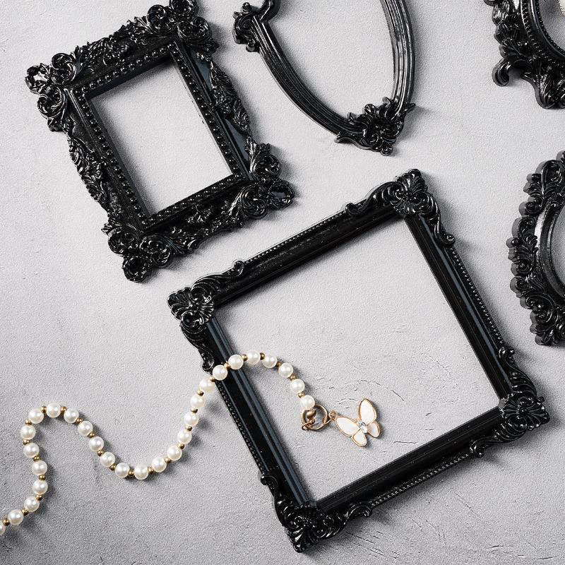 Resin Art For Photo Frame - New 1Pcs European-style Resin Material Black-edged