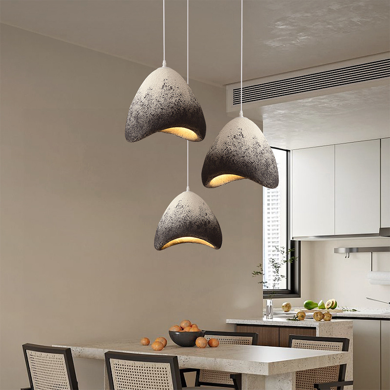 Resin Art Dining Table - Designer Dining Table Pendant Lights Wabi
