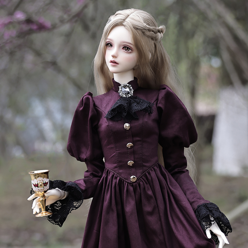 Resin Art Purple - Elina Búp Bê BJD 1/3 Đẹp