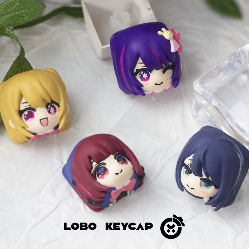 Resin Art Decoration Items - Lobo Art Resin Keycap Oshi No