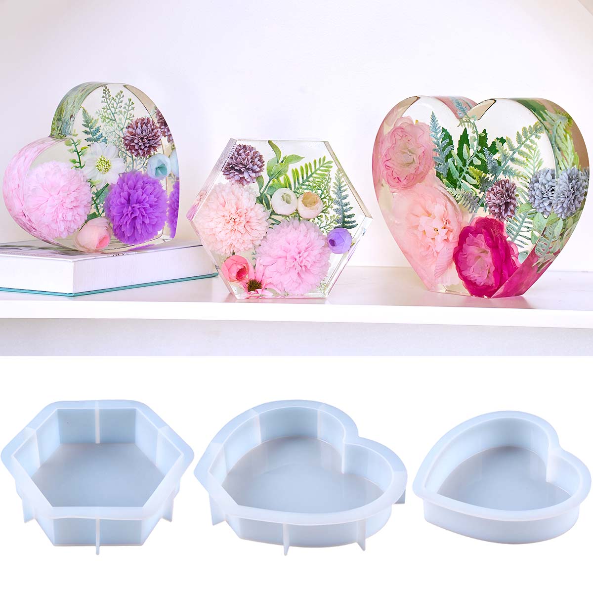 Large Love Silicone Mold DIY H - đánh giá và giá Resin Art Mould