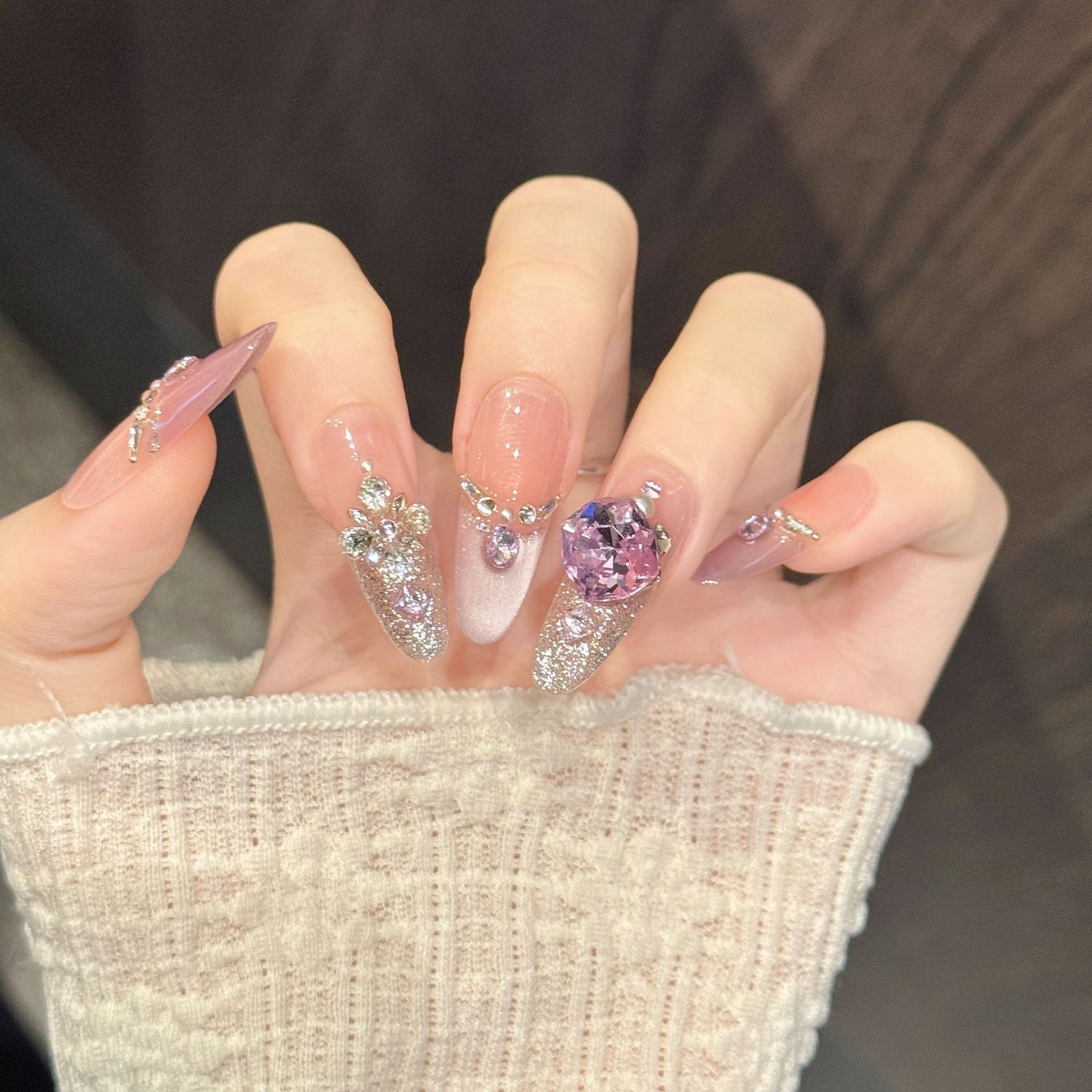 10pcs Pure Hand Pressed Coffin - đánh giá và giá Resin Art Purple