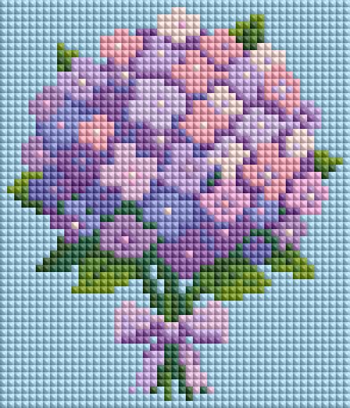 Minigem® Purple Hydrangea 5D D - đánh giá và giá Resin Art Purple