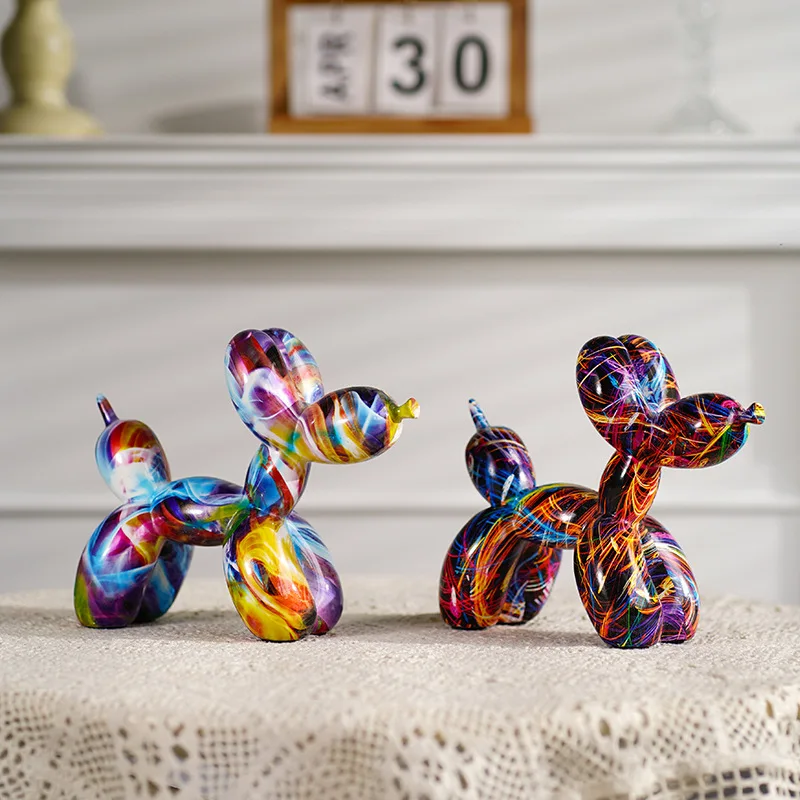 Resin Graffiti Balloon Dog Fig - đánh giá và giá Resin Art Decoration Items