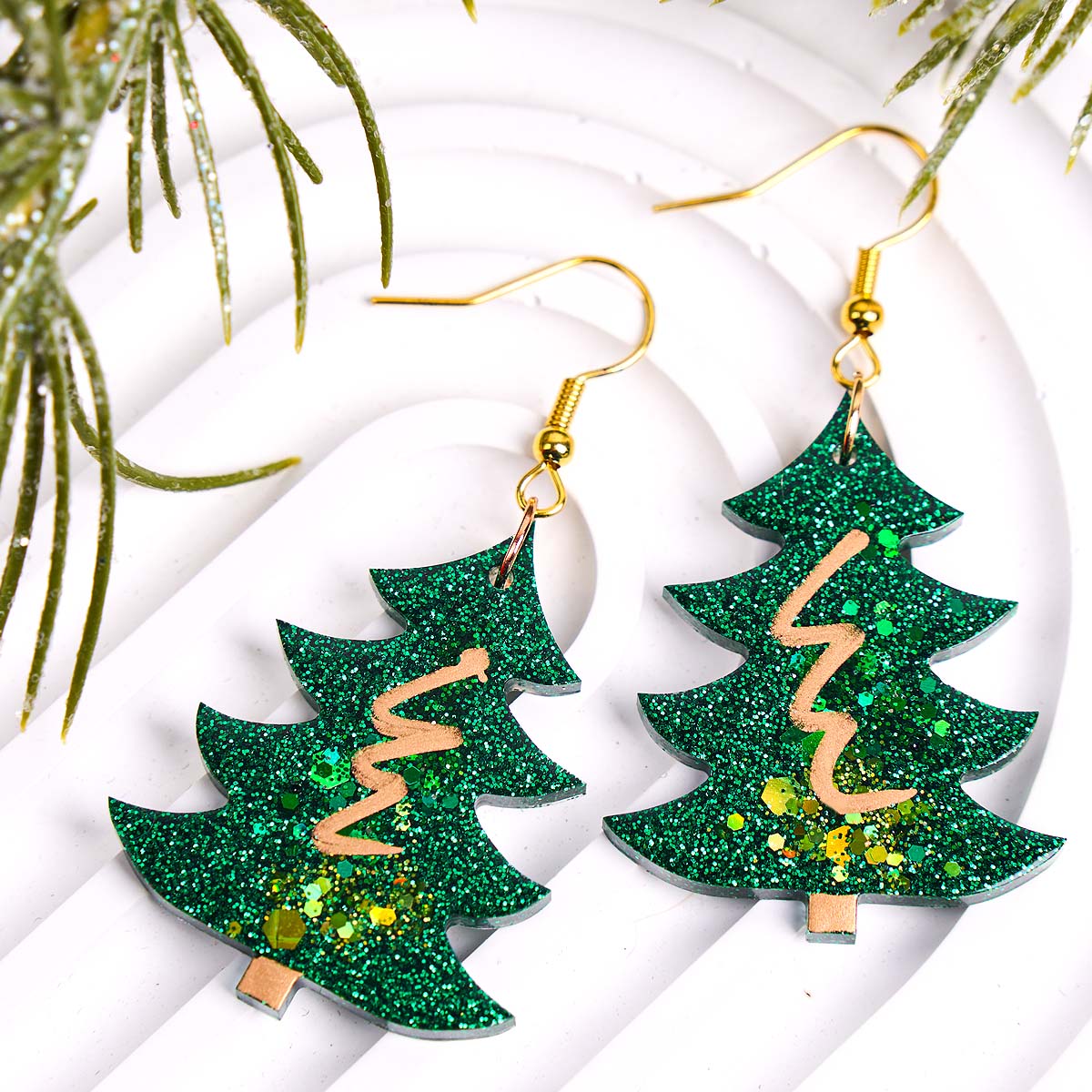 3D Christmas Tree Pendant Sili - đánh giá và giá Resin Art Mould