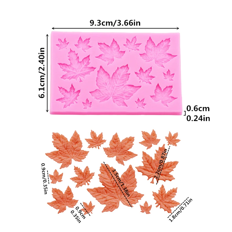 Gj-61 DIY leaf maple leaf sili - đánh giá và giá Resin Art Mould