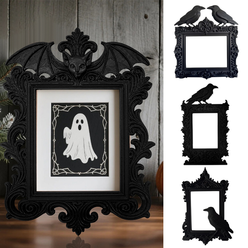 Decorations HaLLoween Crow Bat - đánh giá và giá Resin Art For Photo Frame