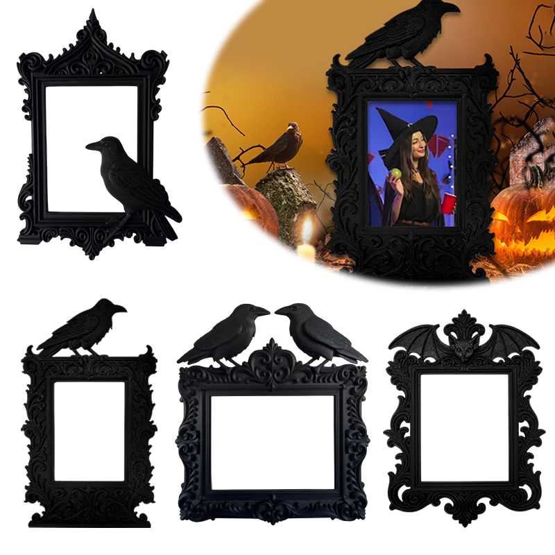 Decorations HaLLoween Crow Bat - đánh giá và giá Resin Art For Photo Frame