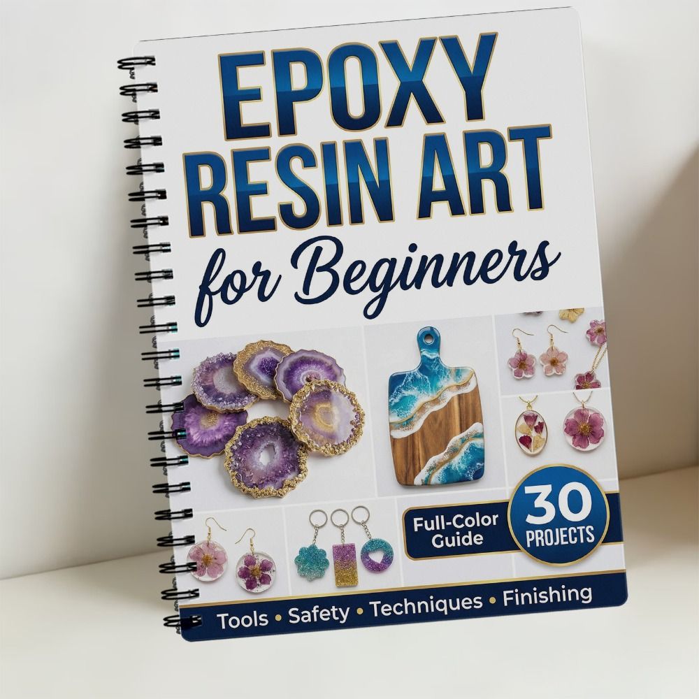 Step-by-Step Epoxy Resin Art H - đánh giá và giá Resin Art Guide Free