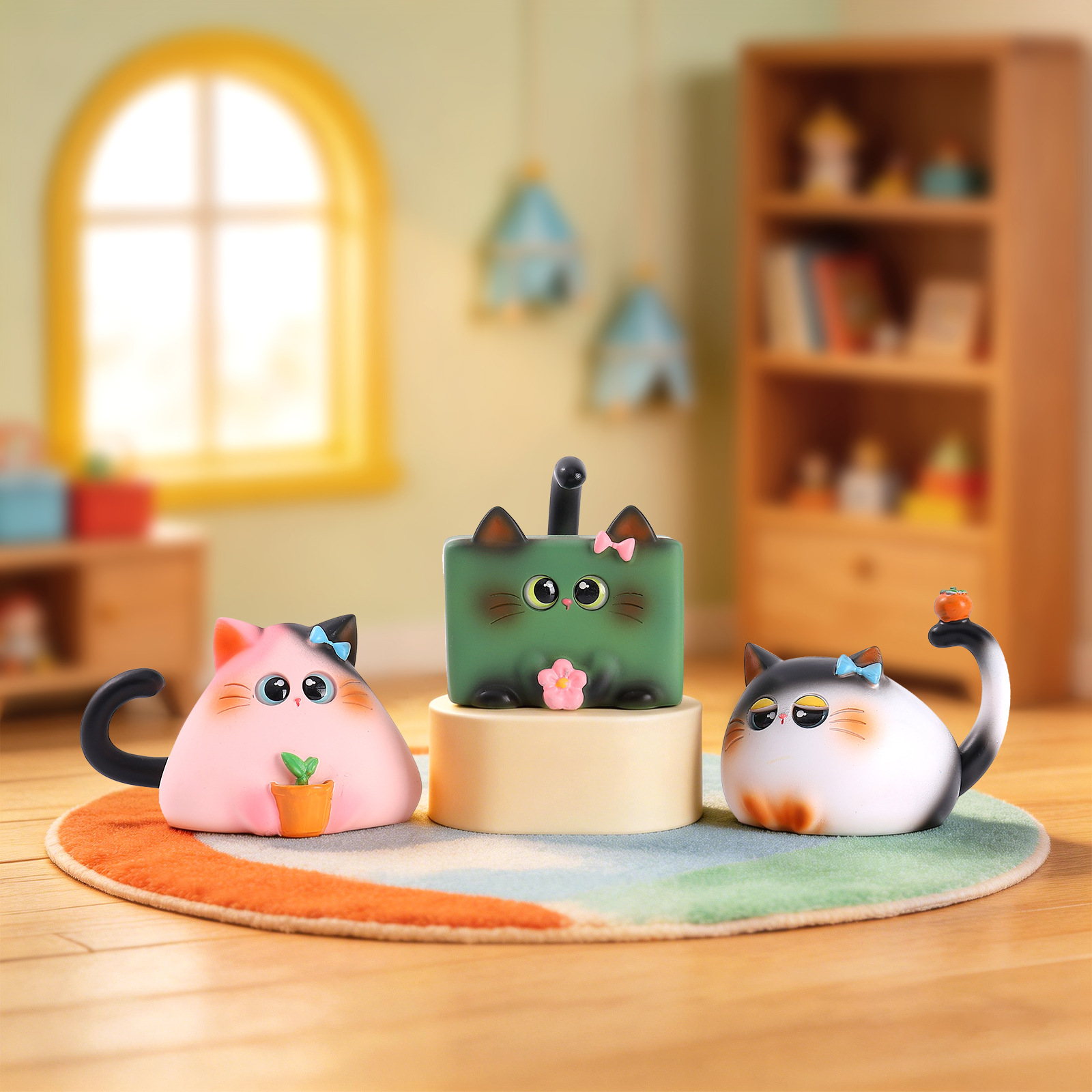 Blind Box Cat Figurine Resin C - đánh giá và giá Resin Art Decoration Items