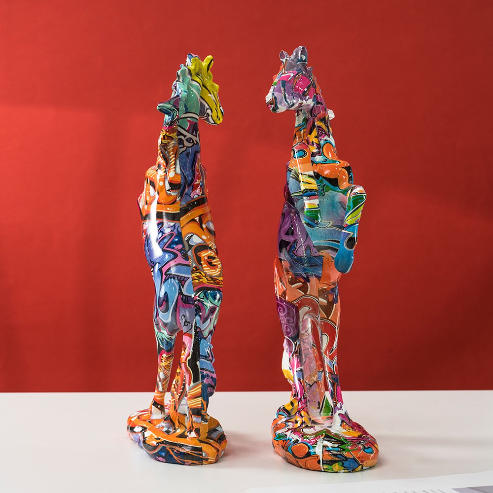 Horse statue graffiti, popular - đánh giá và giá Resin Art Decoration Items