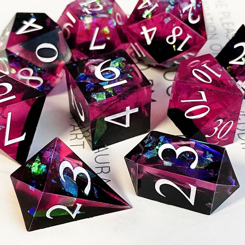 DIY DND Sharp Edge Dice Silico - đánh giá và giá Resin Art Mould