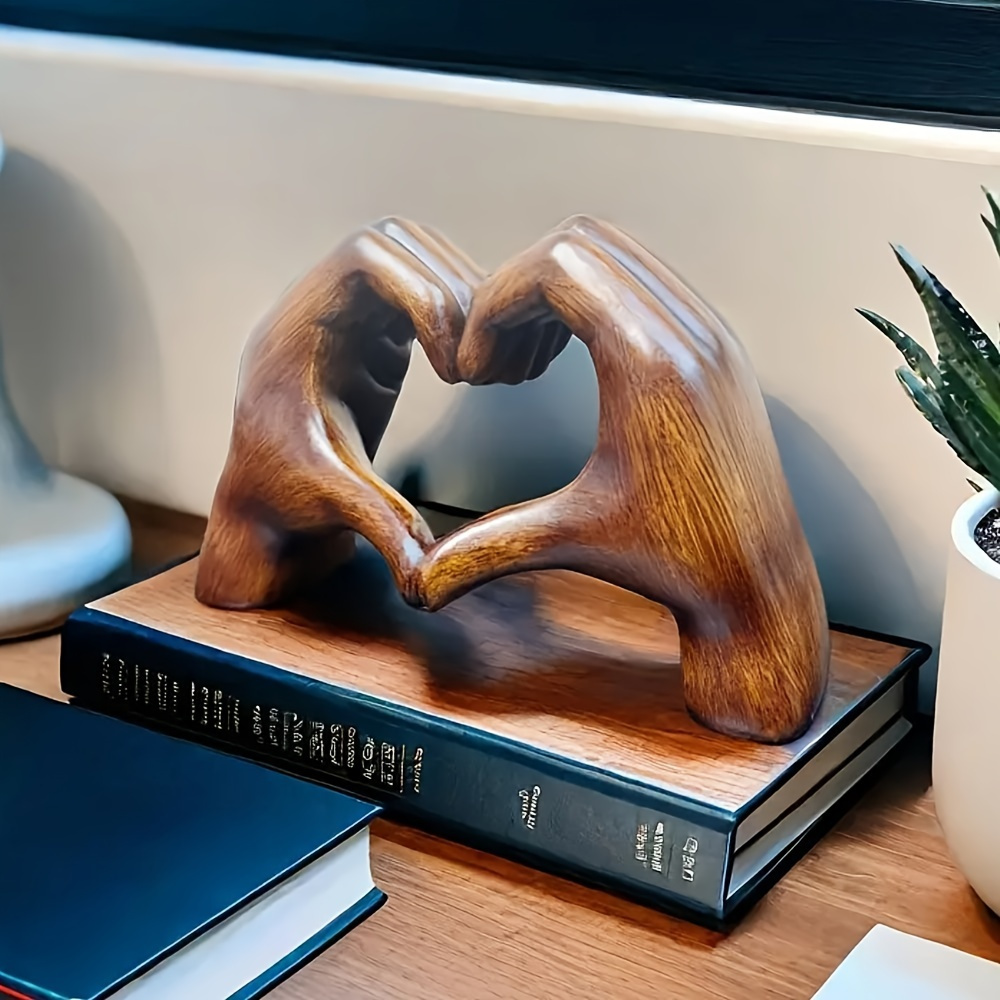 Resin Heart-Shape Item Hand Ca - đánh giá và giá Resin Art Decoration Items