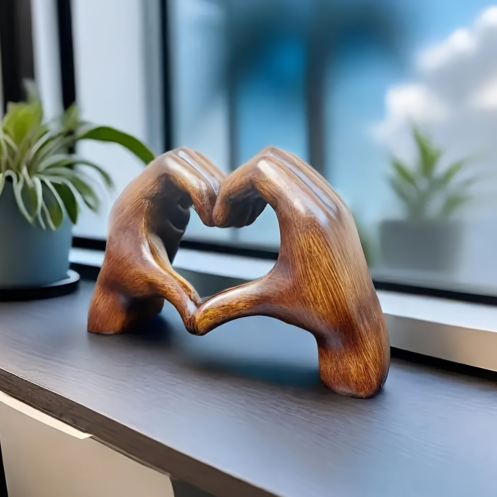 Resin Heart-Shape Item Hand Ca - đánh giá và giá Resin Art Decoration Items