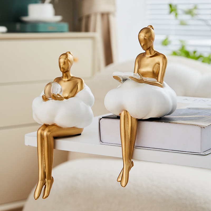 Ballet Girl Cloud Abstract Art - đánh giá và giá Resin Art Dining Table
