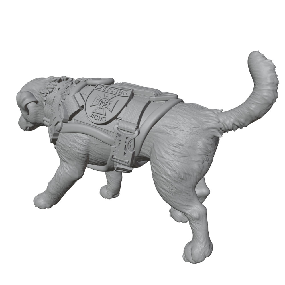 Labrador Retriever Police Dog  - đánh giá và giá Resin Art Guide Free