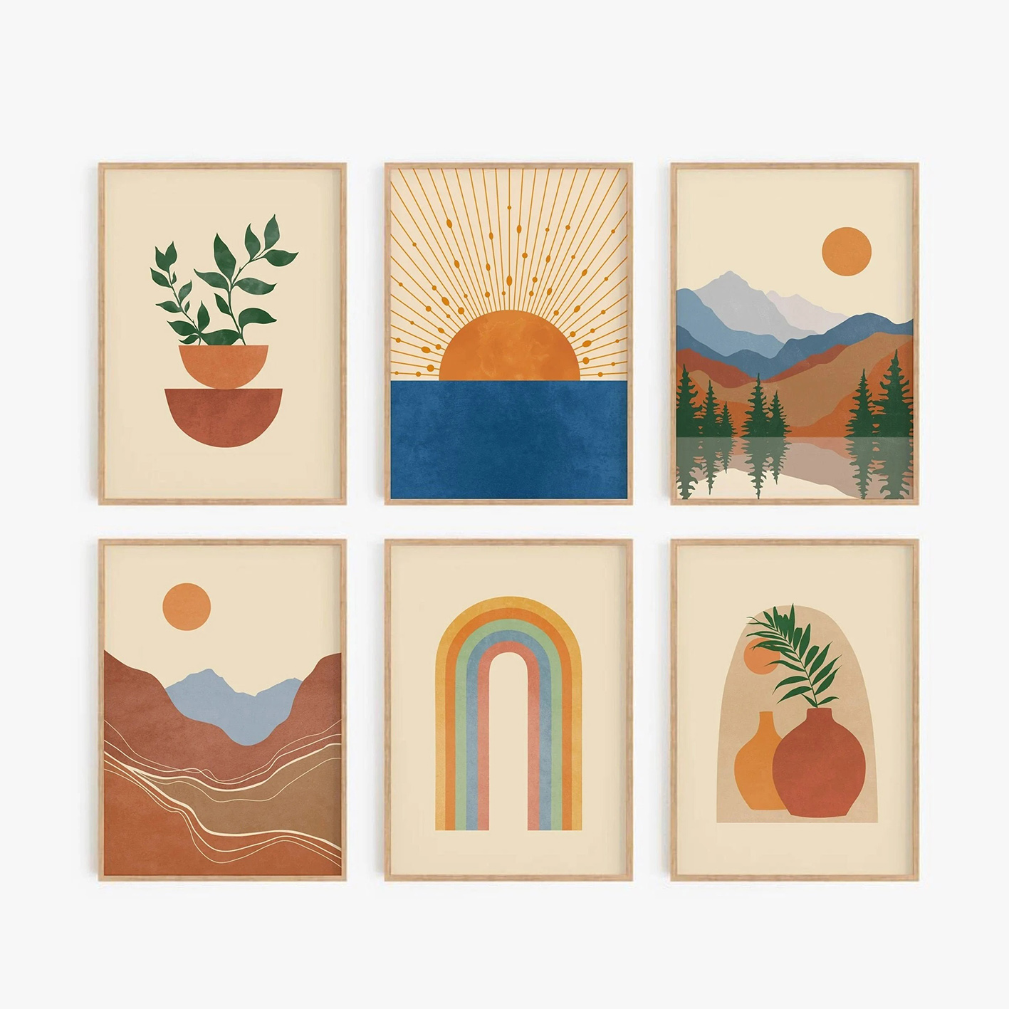 Bohemian-style gallery wall ar - đánh giá và giá Resin Art Gallery