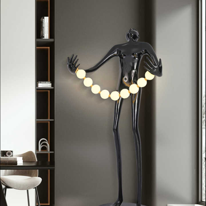 Statue Character Floor Lamp Ar - đánh giá và giá Resin Art Gallery