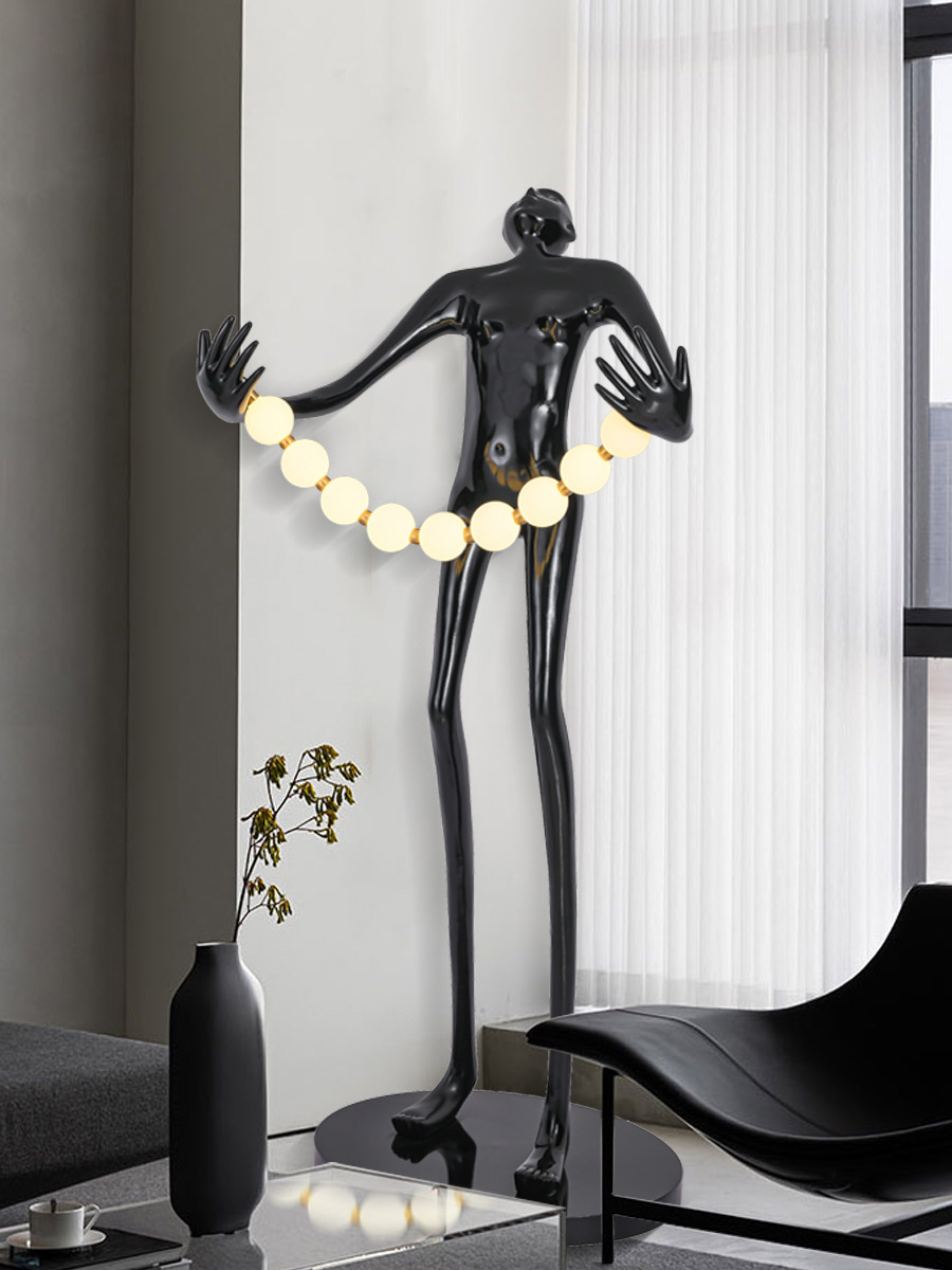 Statue Character Floor Lamp Ar - đánh giá và giá Resin Art Gallery