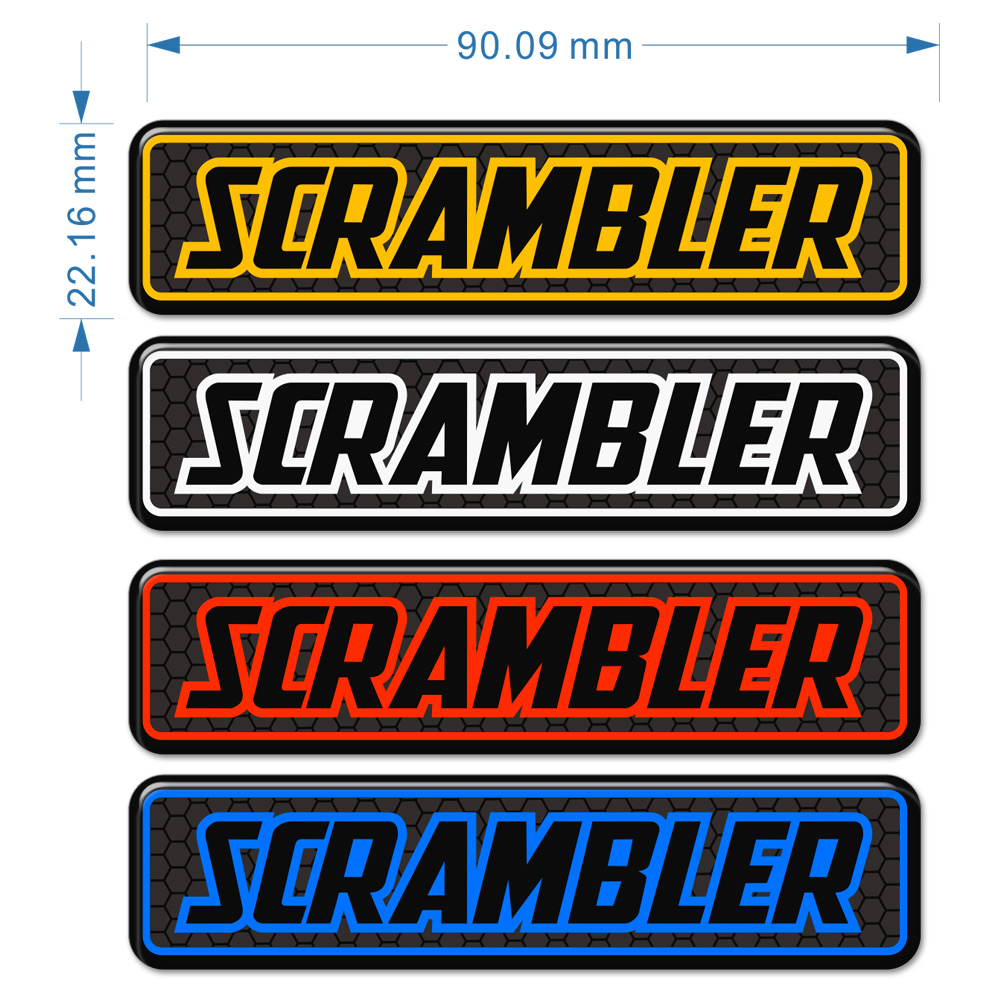 For DUCATI Scrambler Tank Pad  - đánh giá và giá Resin Art Logo