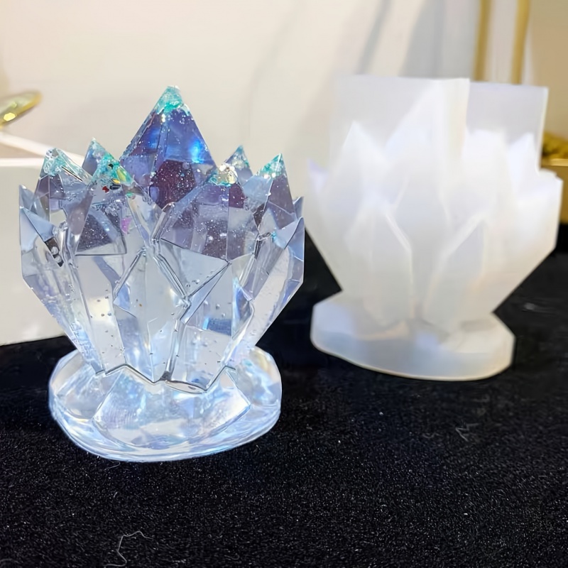 1pcCrystal Cluster Decorative  - đánh giá và giá Resin Art Mould