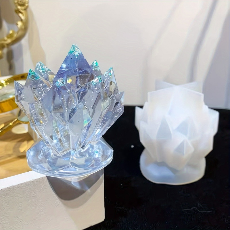 1pcCrystal Cluster Decorative  - đánh giá và giá Resin Art Mould