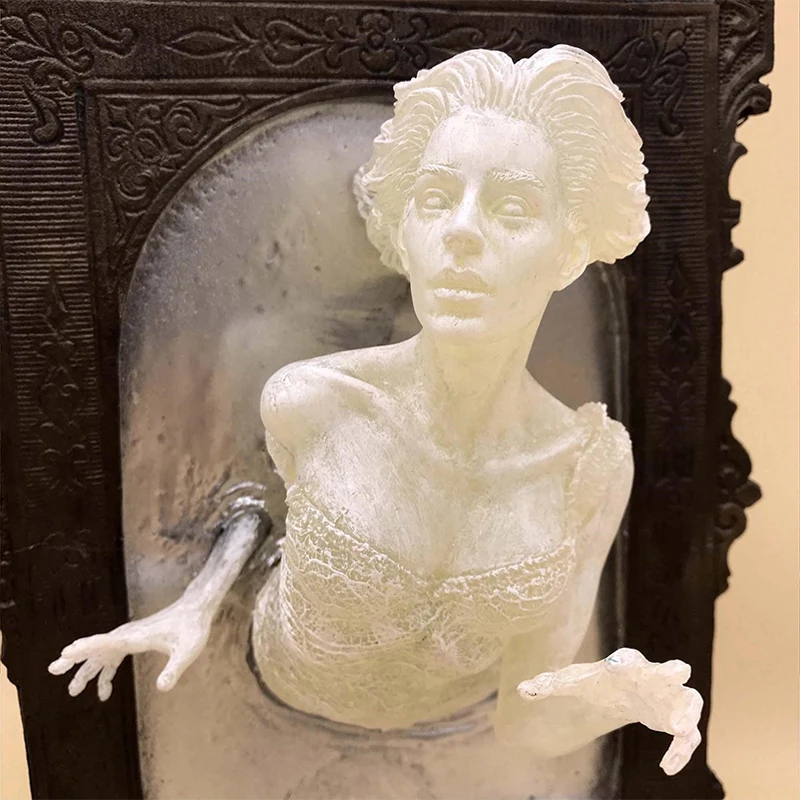 New Halloween Ghost Mirror Wal - đánh giá và giá Resin Art For Photo Frame