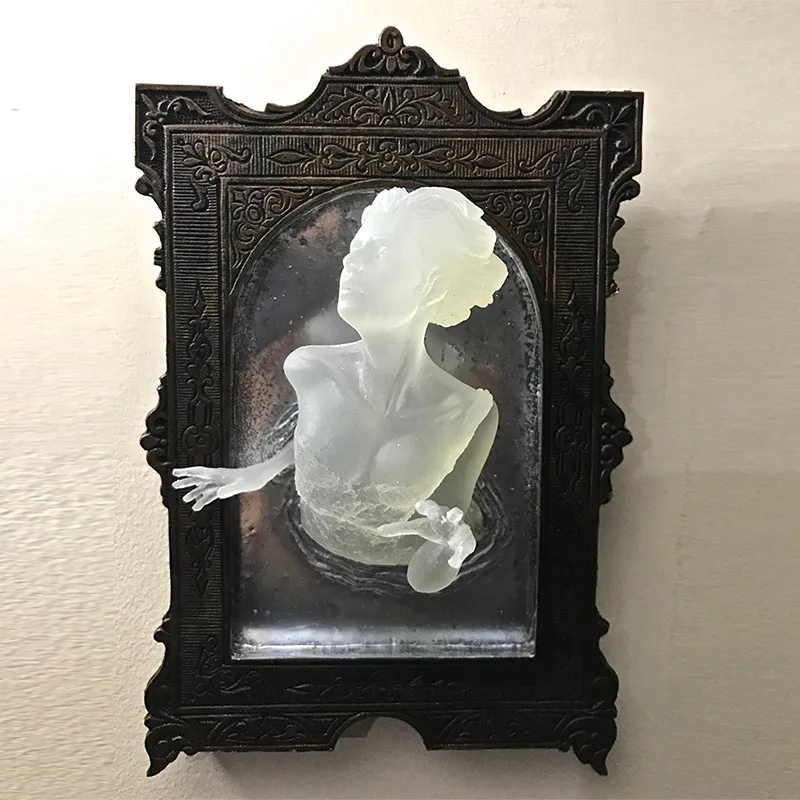 New Halloween Ghost Mirror Wal - đánh giá và giá Resin Art For Photo Frame
