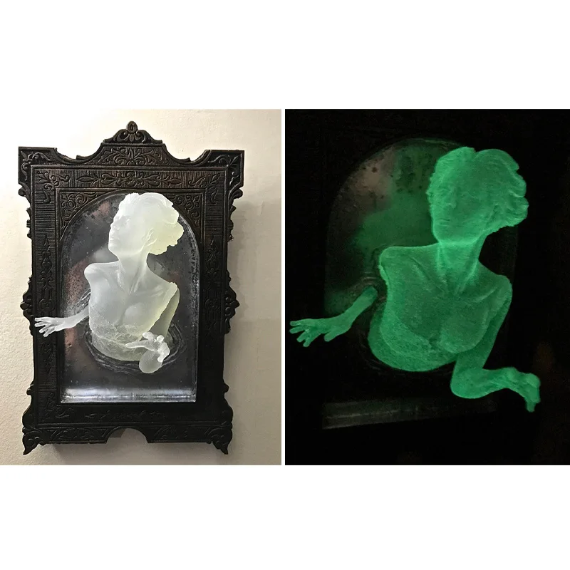 New Halloween Ghost Mirror Wal - đánh giá và giá Resin Art For Photo Frame