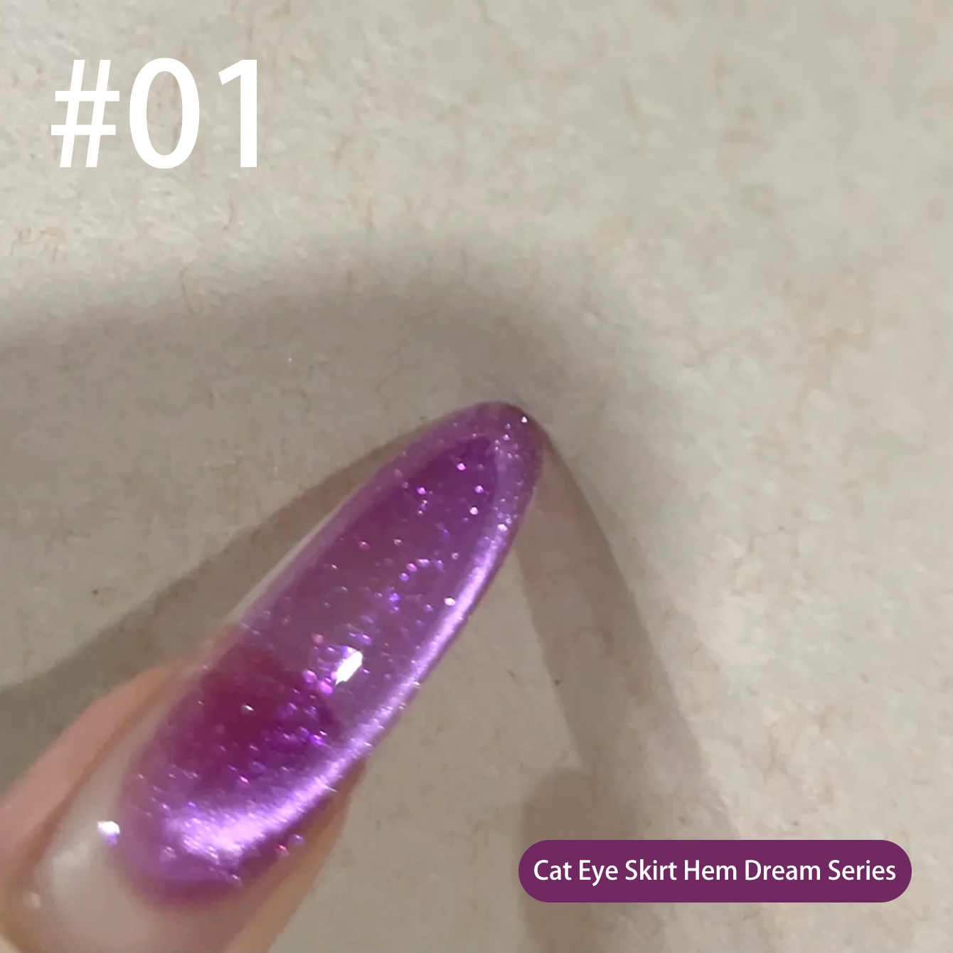 MIANEL Qunbai Rumen Cat Eye Ge - đánh giá và giá Resin Art Purple