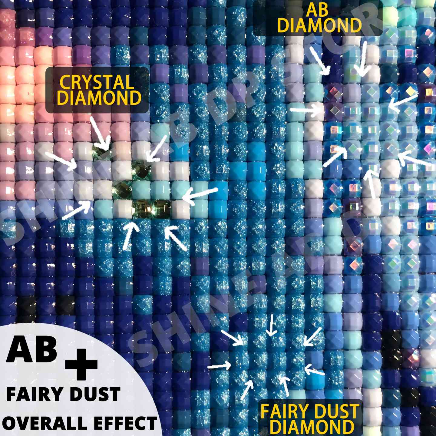 Resin Fairy Dust Ab Crystal Di - đánh giá và giá Resin Art Purple