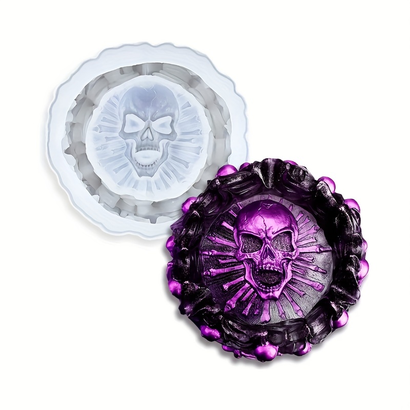 Ashtray mold, skull DIY craft  - đánh giá và giá Resin Art Mould