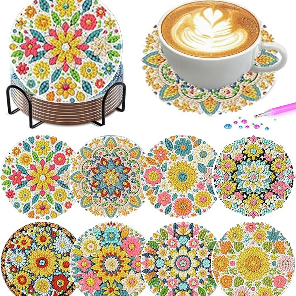 8-Piece Set/Diamond Painting C - đánh giá và giá Resin Art Flower