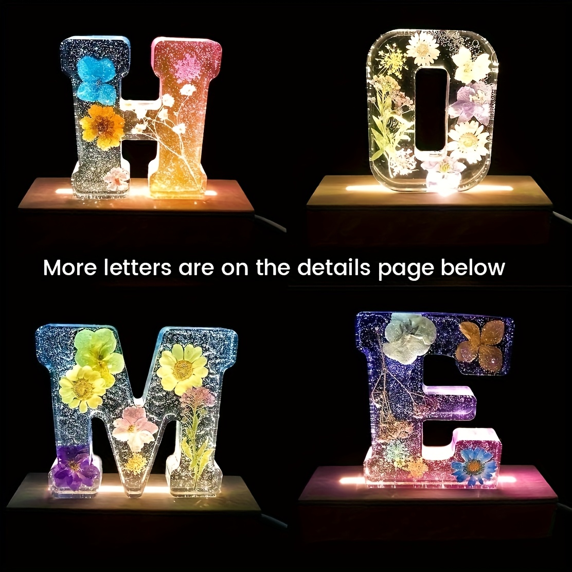 7-Inch Large Letter Resin Mold - đánh giá và giá Resin Art Mould