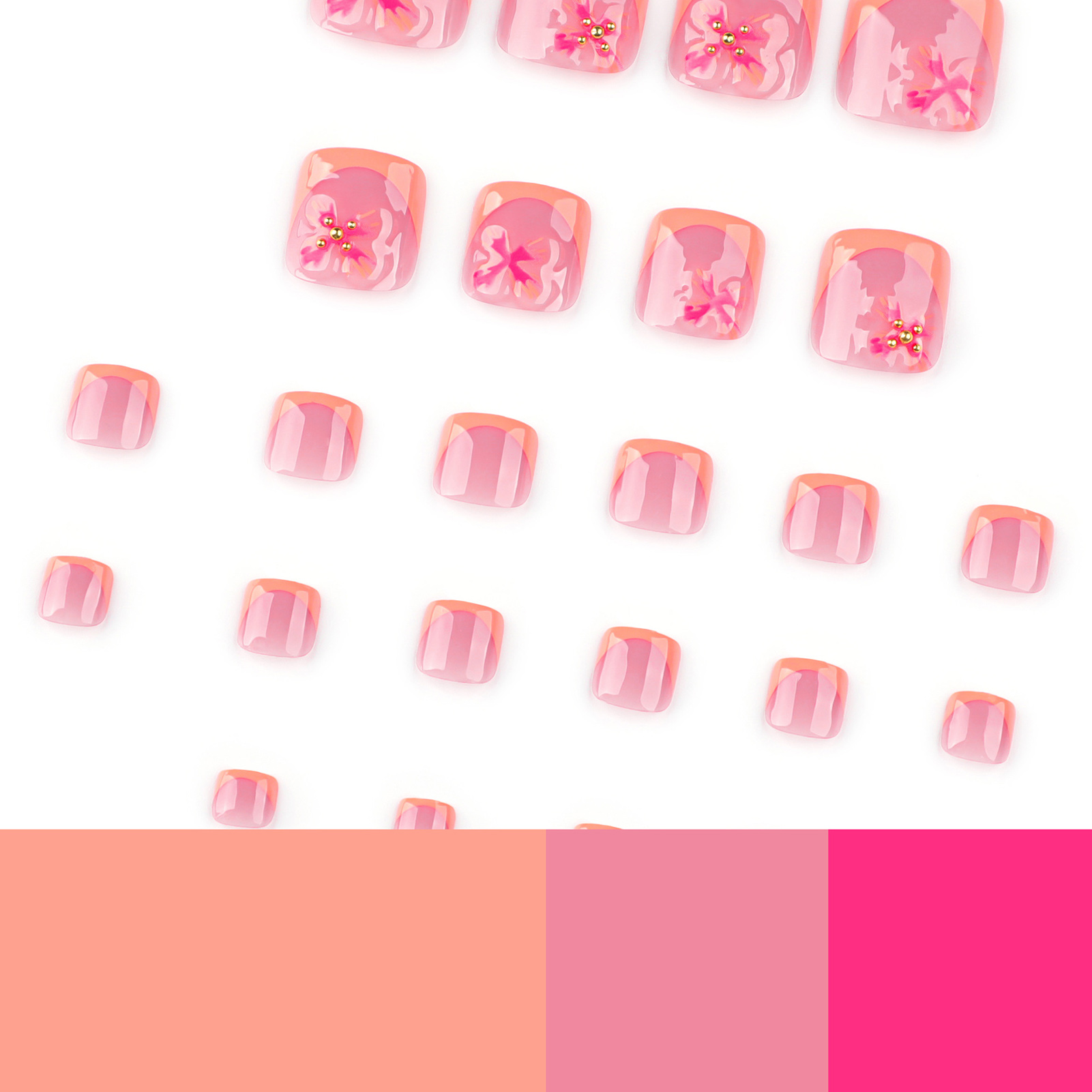 24pcs Charming Flower Pattern  - đánh giá và giá Resin Art Flower