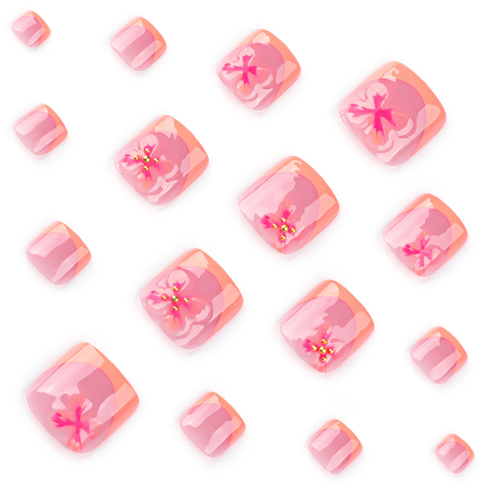 24pcs Charming Flower Pattern  - đánh giá và giá Resin Art Flower