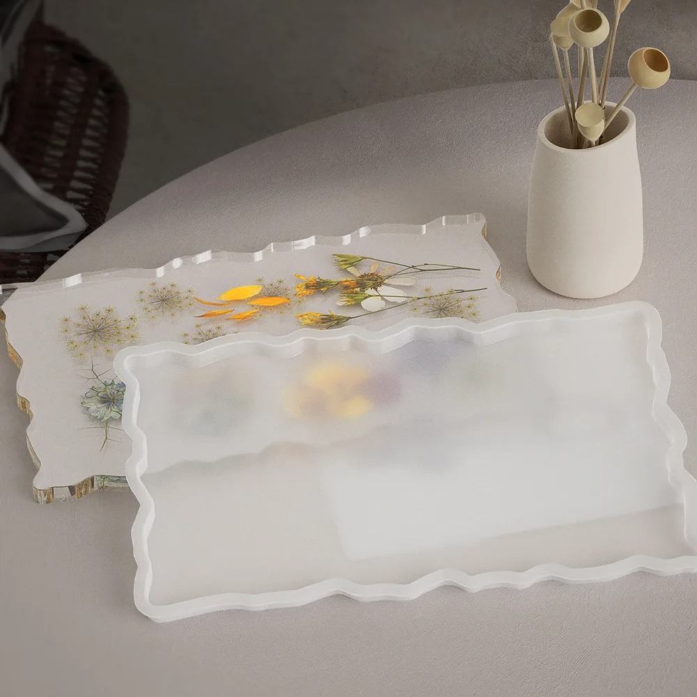 Tray Epoxy Resin Silicone Mold - đánh giá và giá Resin Art Mould