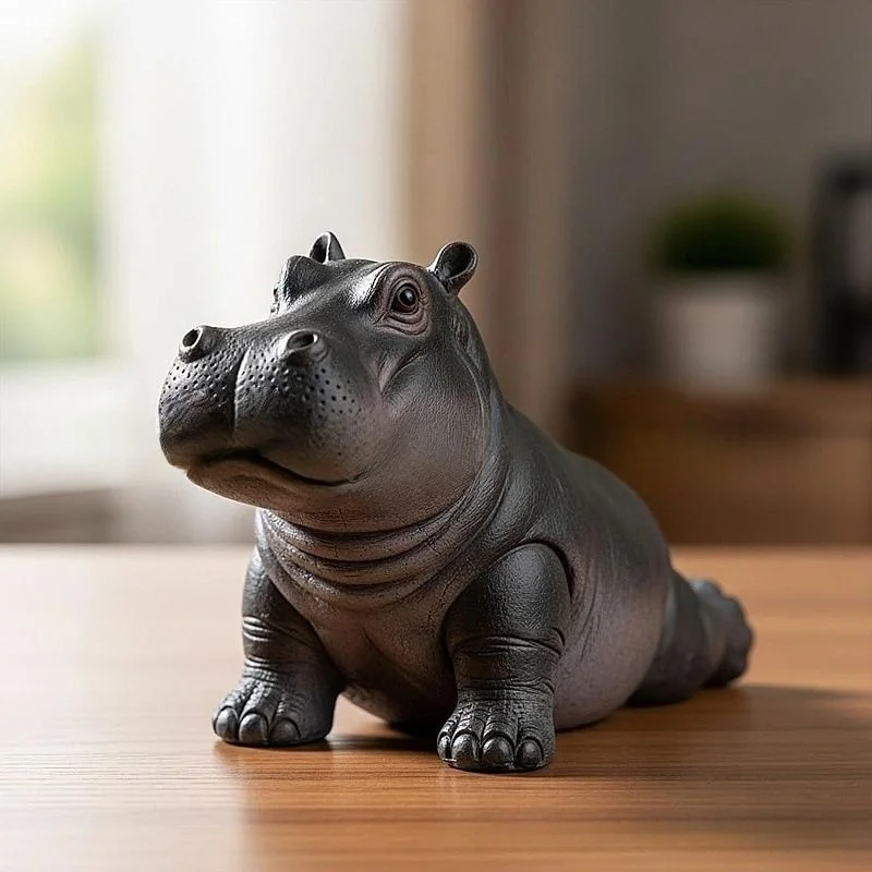 Cartoon Abstract Hippopotamus  - đánh giá và giá Resin Art Decoration Items