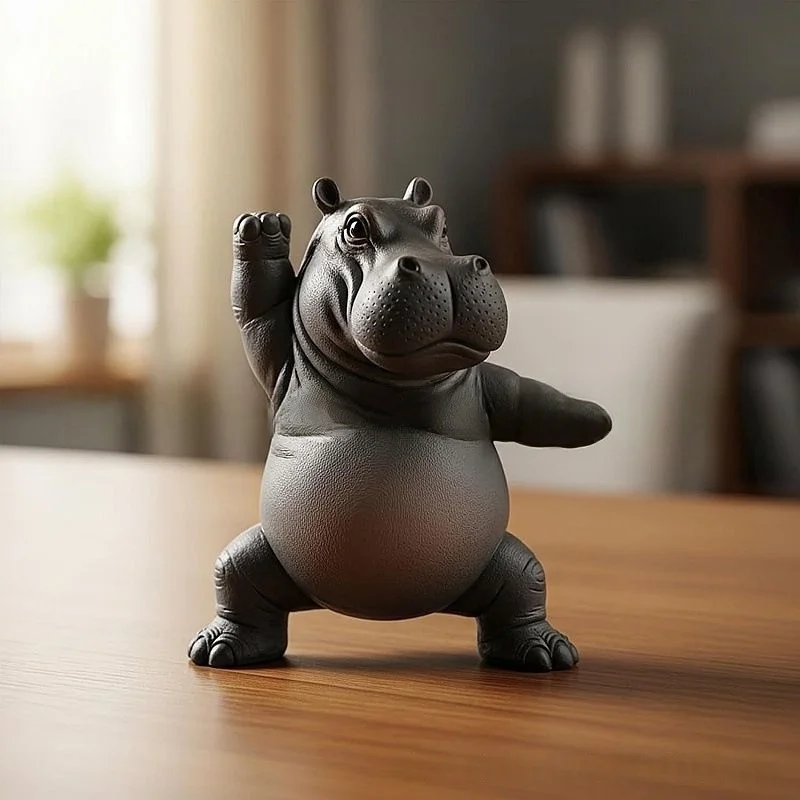 Cartoon Abstract Hippopotamus  - đánh giá và giá Resin Art Decoration Items