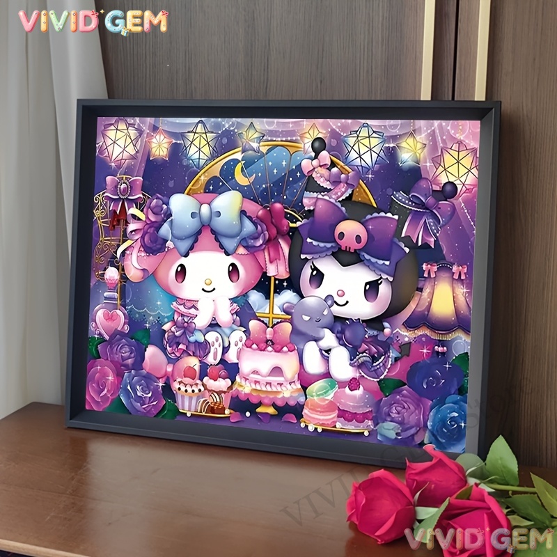 VIVID GEM 5D DIY Diamond Paint - đánh giá và giá Resin Art Purple