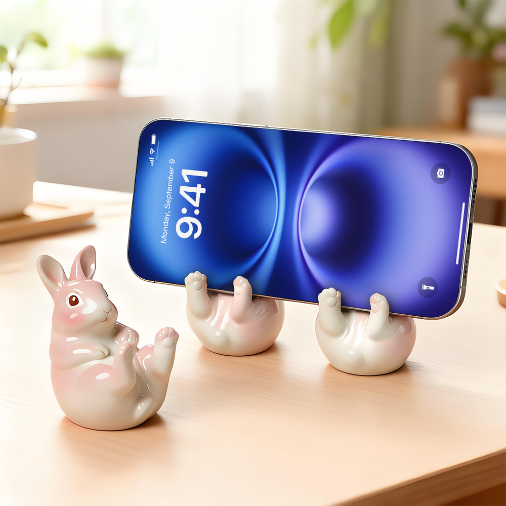 S0284 Cute Bunny Cellphone Sta - đánh giá và giá Resin Art Mould
